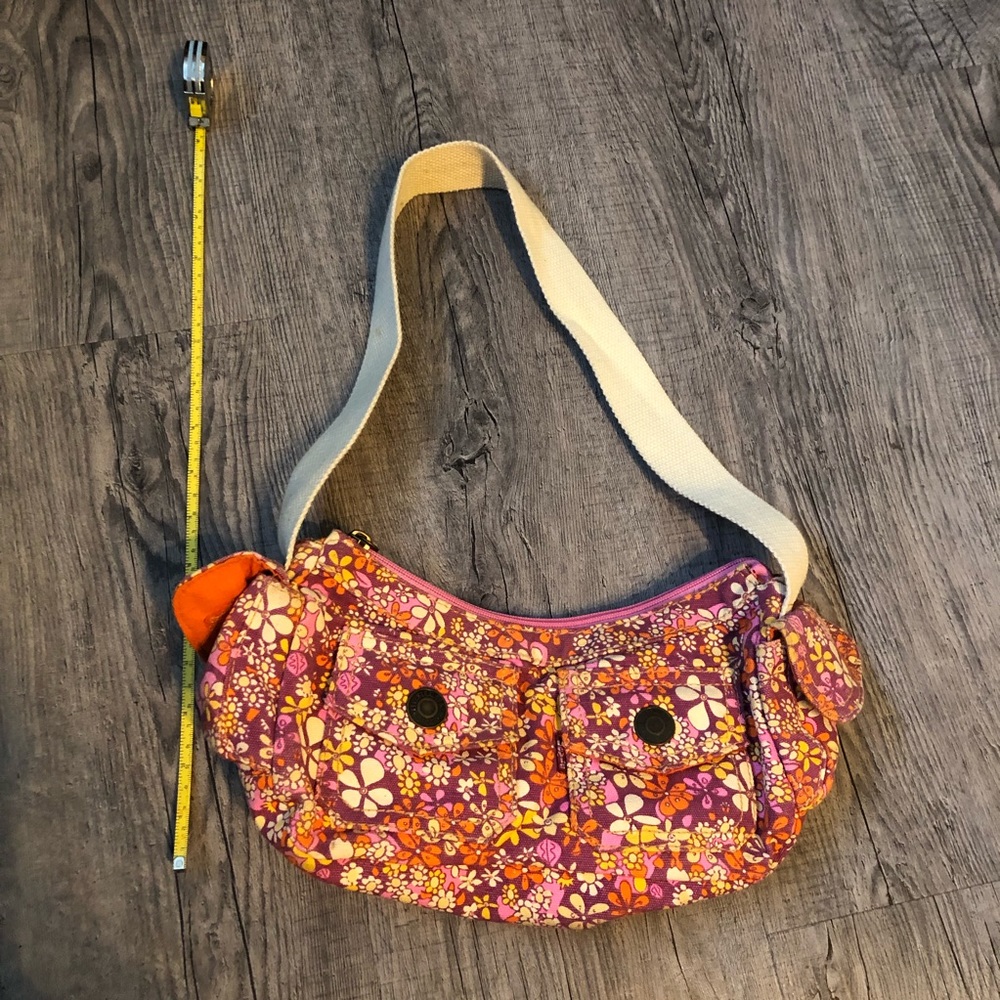 Y2k mini Levi’s canvas all over floral print bag 90’s 70’s groovy